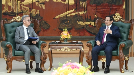 Khua Knŭk kna Phạm Minh Chính drông khua Phŭn bruă hŏng tač êngao Lào 