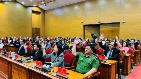 Hô̆i đŏng kon pơlei dêh char Gia Lai hơlen 21 tơchơ̆t kăp gĭt 