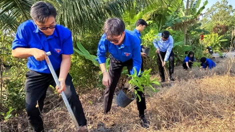 សកម្មភាពរបស់ក្រុមយុវជនស្ម័គ្រចិត្តថែទាំផ្ទាំងសិលាចារិករបស់វីរយុទ្ធជនពលី