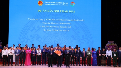 Gia Lai gơhòi gơjà rơlao 33 tơmàn dolar Mỹ priă bơcri tàm Pơrjum Hòi jà bơcri priă nam 2026 