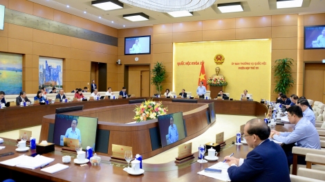 Rơh hop tâl 55 bah Uỷ ban Thường vụ Quốc hội