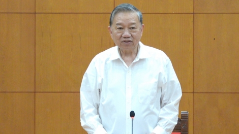 Tổng Ƀí thư ồng Tô Lâm lơh broă mờ Ƀộ Lơh sa mờ măi mok kă bro phan