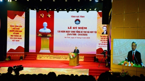 Tổng Bí thư, Kơdră teh đak bơ̆n Tô Lâm năm akŏm lêh tơbăt 120 sơnăm Năr rơneh Tổng Bí thư Hà Huy Tập 