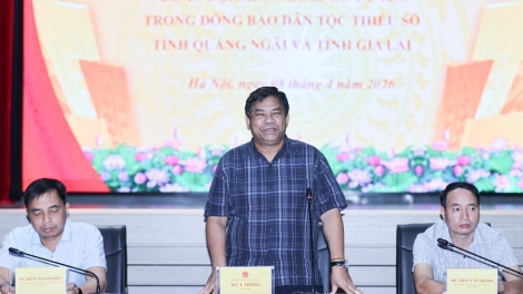 THỨ TRƯỞNG Y THÔNG LƯM APÊÊ ĐẠI BIỂU MANƯIH BÂC NGAI CHĂP ZÂP TỈNH QUẢNG NGÃI, GIA LAI