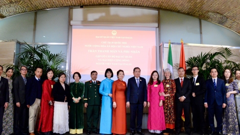 Kruanh Quốc hội Trần Thanh Mẫn mâp nsum mpôl nuĭh Việt Nam ta Italia