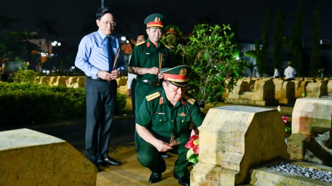 Đại tướng Nguyễn Trọng Nghĩa nkah gĭt ăp Tahen ơm dăng janh khĭt n’hanh khâl tahen ơm rmanh ta Gia Lai