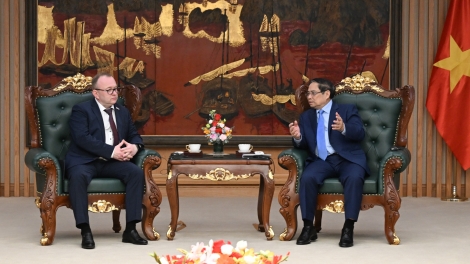 Thủ tướng Chính phủ Phạm Minh Chính vơt kruanh Uỷ ban uănh năl bâh tư pháp Belarus