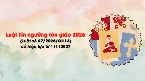 Quyền tự do tín ngưỡng, tôn giáo của người dân được quy định thế nào từ 01/01/2027?