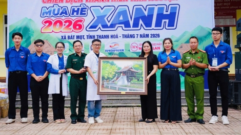 Tuổi trẻ các đồn Biên phòng Thanh Hóa sôi nổi với Chiến dịch Thanh niên tình nguyện hè 2026