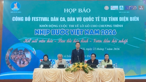 Công bố Festival Dân ca Dân vũ Quốc tế năm 2026 tại tỉnh Điện Biên
