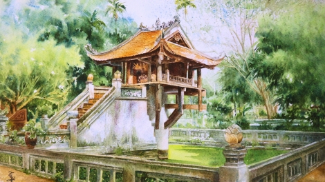 Triển lãm “Ngàn năm di sản” trưng bày hơn 120 tác phẩm tại Văn Miếu – Quốc Tử Giám