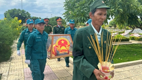 Khánh Hòa: Quy tập hài cốt liệt sĩ Ka Tơr Tiên sau gần 60 năm hy sinh