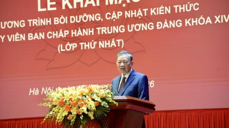 Tổng Bí thư, Kruanh dak Tô Lâm râng ntơm pơk rƀah gĭt nău lư đah Ủy viên Ban Chấp hành Trung ương Đảng khóa XIV