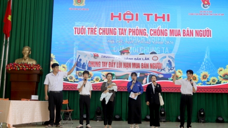 Thanh niên Đắk Lắk thực hành kỹ năng phòng, chống mua bán người