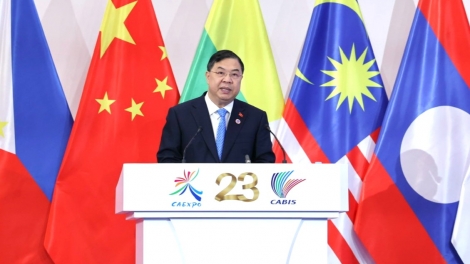 Phó Thủ tướng Phạm Gia Túc truh hop akŏm tih găh Tĕch mơdro păng tơmât jên jang kơ ASEAN - Trung Quốc