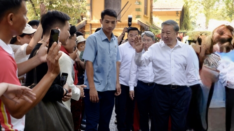 Tổng Bí thư, Kruanh dak Tô Lâm n’hơr nhang nkah gĭt Kruanh Hồ Chí Minh