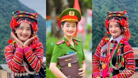 Nhình thiếu úy phuối mừa pháp luật xáu pỉ noọng bặng cằm Hà Nhì.