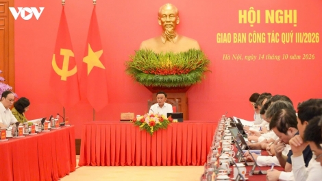THƯỜNG TRỰC BAN BÍ THƯ TRẦN CẨM TÚ K’ĐHƠỢNG  BHRỢ GIAO BAN QUÝ III