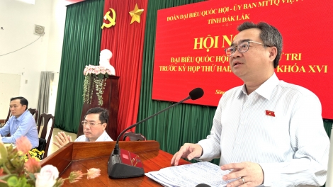 Ƀok Nguyễn Thanh Nghị tơƀâp bơngai tăh hla tơ̆ găh Hơlĕch Dak Lak
