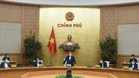 Thủ tướng pơm tơm hop ako\m trư\k tuyên găh tang găn j^ COVID-19