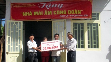 Đắc Lắc: tết ini hu gilac ralo mái ấm công đoàn harei 22/1