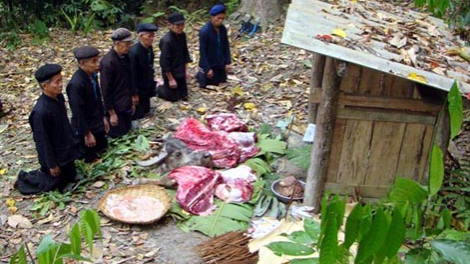 Adat ngak nóng di urang Nùng đi Thái Nguyên​