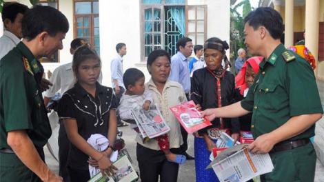 Bộ đội biên phòng Kiên Giang padang ngak “ thành lũy” dalam hatai bhap bini bhum tapen negar