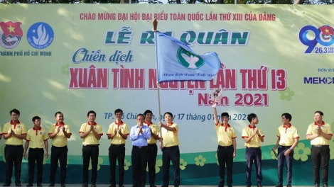 Harei 17/1, Thành đoàn ban raya Hồ Chí Minh peih bruk “Xuân halan hatain” mbang ka 13 thun 2021