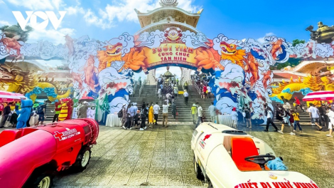 Labik me-in sambai, labik ravang iek di ban raya HCM patagok bruk pacang caga jit