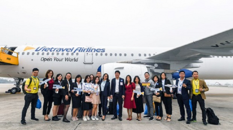 Vietravel Airlines brei peih pablei harak kapal haok di tuk mesup harei 19-1 ka jalan par meng TP.HCM - Hà Nội, Phú Quốc, Đà Nẵng, Nha Trang...