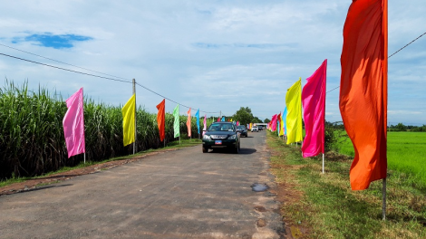 Phó Thủ tướng Phạm Bình Minh birau mbaoh tangin tame Sarak 107 di Rajaei brei adat ka labik taneh Pabah mbang negar Phước Tân, tỉnh Tây Ninh