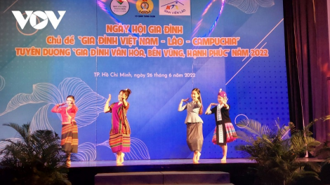 Harei pataom baoh sang ngan saong kadha “Baoh sang Việt Nam – Lào – Campuchia” hu peih tabiak harei kabroi 26/6 di TPHCM