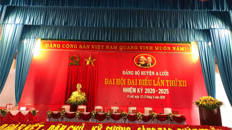 Tợơp bhrợ Đại hội Đại biểu Đảng bộ chr’hoong A Lưới g’luh XII c’chăl c’moo 2020 - 2025