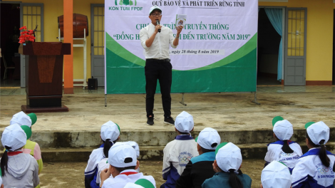 Kon Tum: Lướt đh’rứah lâng lấh 66 r’bhâu học sinh tước ooy trường lâng pa dưr dal c’năl zư lêy pa dưr crâng