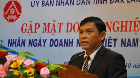 UBND tỉnh Đắc Lắc tr’lưm mặt lâng doanh nghiệp ta’lưm t’ngay doanh nhân Việt Nam
