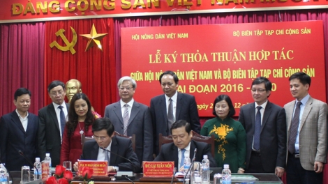Hội Nông dân Việt Nam ký gr’hoót pazưm bhrợ lêy cha’mêết khoa học lâng Tạp chí Cộng Sản