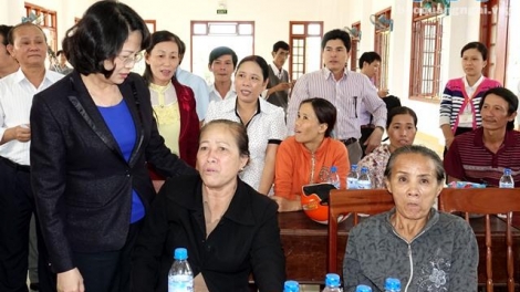 Phó Chủ tịch k’tiếc k’ruung tước lum lêy, cher đoọng pr’hêl ha đhanuôr cóh zr’lụ túh Quảng Ngãi