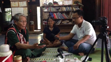 Tr'lum pa prá lâng Anh hùng LLVT Cơ Lâu Nâm lâng ava Cơ Lâu Nam