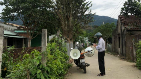 Pr’luh Covid-19 lâng rau chr’năp âng truyền thanh chr’val chr’hoong