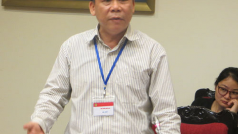 Ta mooh GS-TS Nguyễn Văn Hiệp Viện trưởng Viện Ngôn ngữ học, Viện Hàn lâm Khoa học xã hội Việt Nam