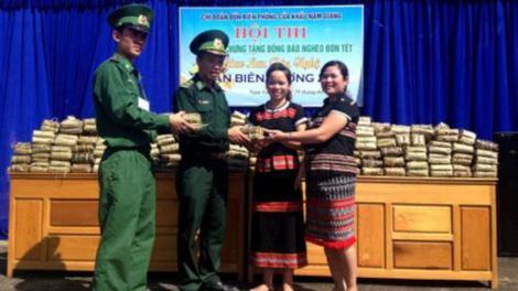 K’đươi bộ đội biên phòng chô ooy chr’val, liêm choom cóh Nam Giang