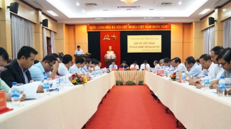 Quảng Ngãi: Prá xay lâng doanh nghiệp đắh chính sách thuế