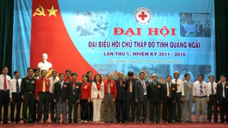 Đại hội đại biểu Hội Chữ thập đỏ Việt Nam tỉnh Quảng Ngãi g’lúh VI