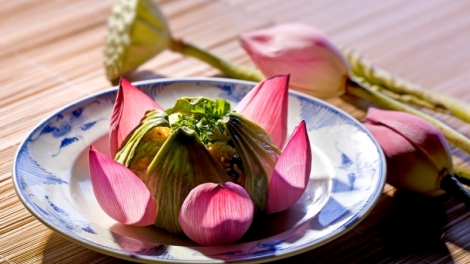 Pa dưr rau chr’nắp âng sen Huế