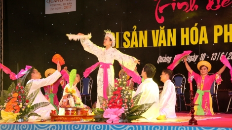 Liên hoan bài Chòi lâng pa cắh c’cir văn hoá phi vật thể pa cắh mặt đoọng ha coon ma nuýh