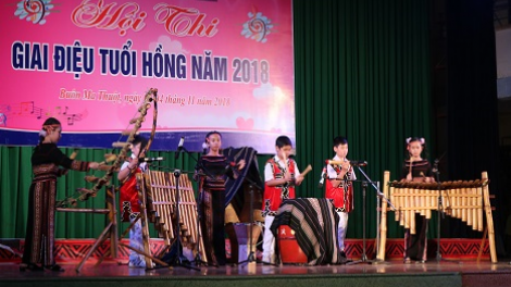 Đắk Lắk r’rộ r’răm  t’ngay thi “ Giai điệu tuổi hồng”
