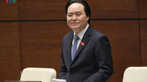 Boóp p’rá âng đha nuôr prang k’tiếc ooy g’lúh t’ơơi tr’moóh âng Bộ Trưởng Bộ Giáo dục lâng Đào  tạo