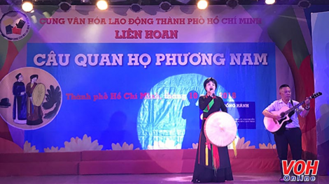 TPHCM g’lúh tr’nơợp bhrợ têng Liên hoan quan họ phương Nam
