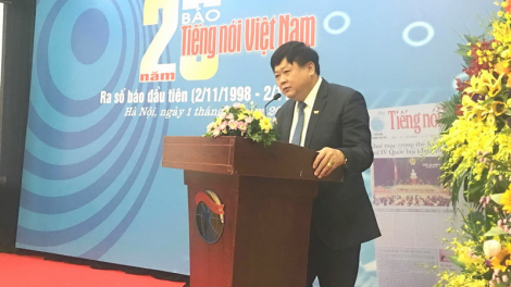 Tổng Gíam đốc Nguyễn Thế Kỷ tước pấh hơnh déh 20 c’moo báo p’rá Việt Nam