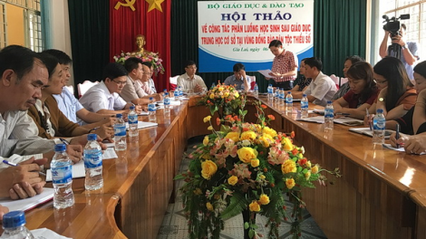 Gia Lai: Hội thảo pác n’lung xang giáo dục THCS zr’lụ đha nuôr acoon cóh